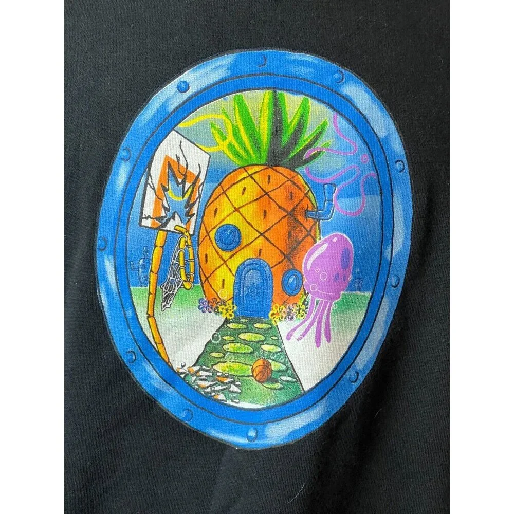Nike Kyrie Irving SpongeBob Pineapple‎ House Sweatshirt XL Extra Large CU3546